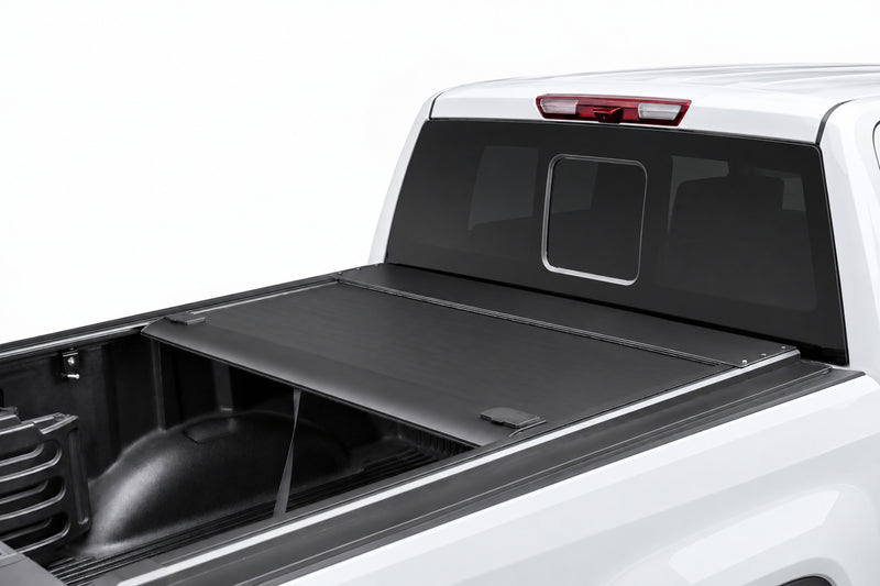 Aluminum slats and stainless canister of the retractable cover