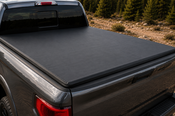 Soft tonneau cover exposed to sunlight — UV protection