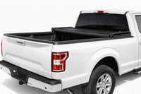 Soft tri-fold vinyl tonneau cover installed — view 6