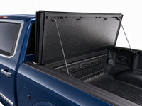 Propped-open panel showing gas struts and bed access — Chevy Silverado — view 16
