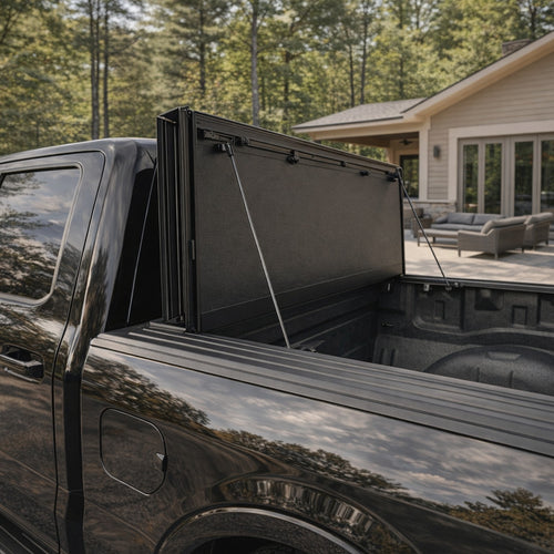 TruckTon hard flip-back tri-fold tonneau cover