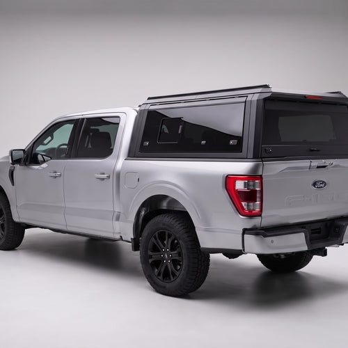 Ford F-150 Truck Cap with Windows – Aluminum Side-Access Canopy