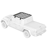 STORM roof rack on a Jeep Gladiator, line drawing — view 2