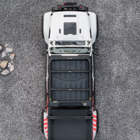 Top view of a Jeep Gladiator with the M'LinkX roof rack — view 2