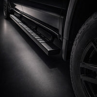 KOVA running boards with matte black powder coat finish — view 5